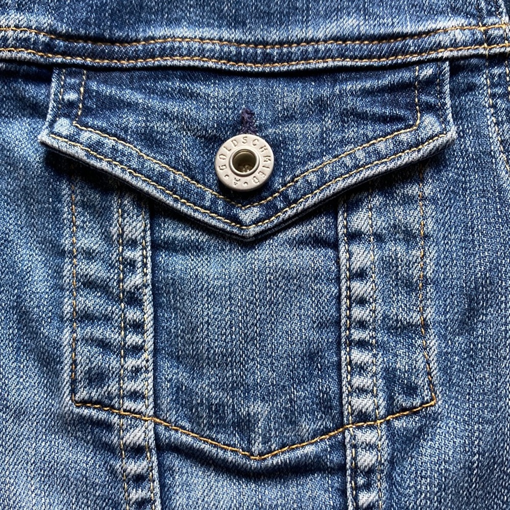 AG Adriano Goldschmied Light Blue Denim Jacket - Picture 5 of 14